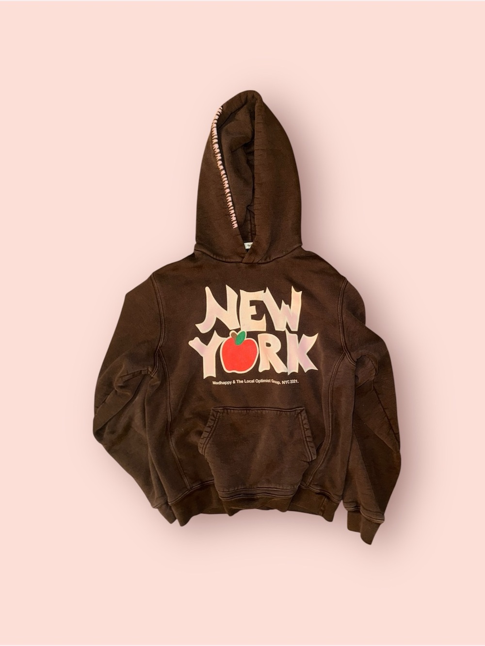 Mad Happy X New York Hoodie RARE